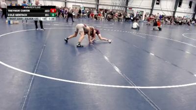 Silver 125 lbs Cons. Semi - Cole Gentsch, Wisconsin-La Crosse vs Treynor Curtin, Augsburg College