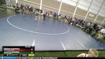 77 lbs Cons. Round 3 - Deegan Schofield, Evanston Elite WC vs Kamdyn Showers, Falls Academy