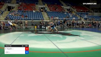 120 lbs Rnd Of 64 - Zachary Espalin, Arizona vs Ian Orr, Alabama