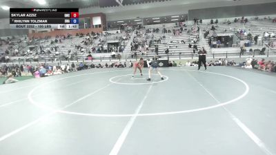 100 lbs Semis - Skylar Azziz, Granite Wrestling Club vs Rhilynn Tolzman, Summit Wrestling Academy