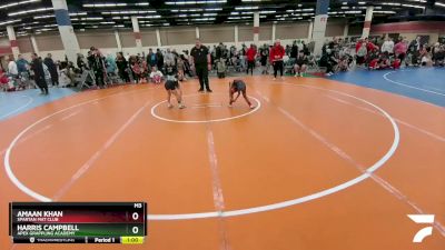 65-67 lbs Round 1 - Harris Campbell, Apex Grappling Academy vs Amaan Khan, Spartan Mat Club