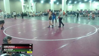 190 lbs Round 1 (10 Team) - Seth Ryder, Venice Warriors vs Jvier Romeus, Wrestling University