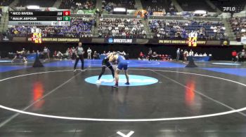 125 lbs Quarterfinal - Nico Rivera, JWU (Providence) vs Malik Asfour, Eastern