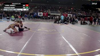 135 lbs 7th Place Match - Charlee Knapp, Middleton vs Coral Averett, Burns