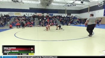 215 lbs Cons. Round 1 - Beau Tampien, Mt. Spokane vs Michael Valente, Freeman