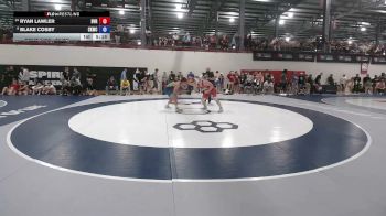 74 kg Champ. Rd Of 16 - Ryan Lawler, Buffalo Valley RTC vs Blake Cosby, Cliff Keen Wrestling Club