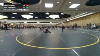 120 lbs Consi Of 8 #1 - Gabryel Juarez, Lion Of Judah Wr Ac vs John Todhunter, CP Wrestling