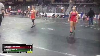 117 lbs Semifinal - Zorina Johnson, Team Oregon vs Leiannah Landreth, Team Kansas