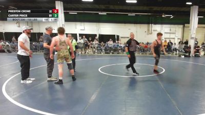 150 lbs Round Of 32 - Preston Crone, SC vs Carter Price, WV