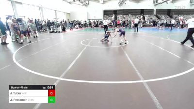 77-J lbs Quarterfinal - Jon Tutku, VHW vs Jack Pressman, Shore Thing WC