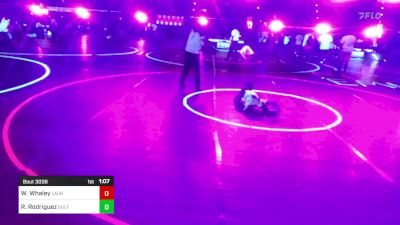 61 lbs Quarterfinal - William Whaley, Laurel Matburners vs Roman Rodriguez, Gulf Coast WC