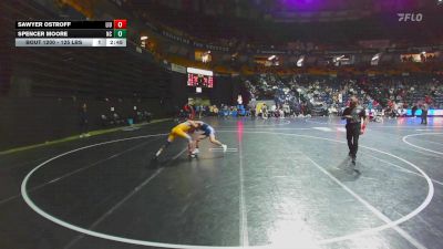 125 lbs Round Of 16 - Sawyer Ostroff, Long Island vs Spencer Moore, North Carolina