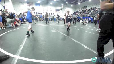 100 lbs Rr Rnd 2 - Sawyer Gambel, Mustang Bronco Wrestling Club vs Kardyn Prasch, Harrah Little League Wrestling