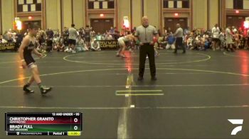 95 lbs Quarterfinal - Christopher Granito, Huntington vs Brady Full, Mat Assassins