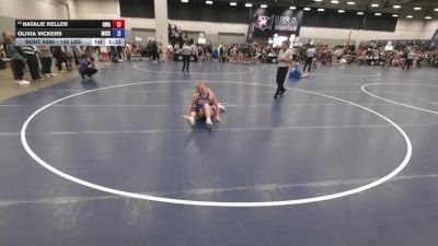 145 lbs Champ. Rd Of 32 - Olivia Vickers, Missouri vs Natalie Keller, Ubasa Wrestling Academy