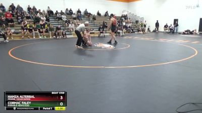 165-166 lbs Round 1 - Cormac Faley, Dubuque Hempstead vs Hamza Alterbal, Prairie, Cedar Rapids