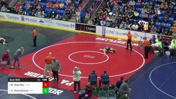 82 lbs Final - Wyatt Stauffer, Tunkhannock vs Chase Karenbauer, Grove City