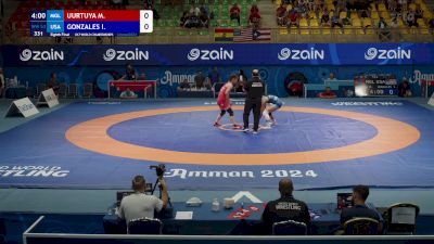 53 kg 1/8 Final - Myagmarbayar Uurtuya, Mongolia vs Isabella Gonzales, United States