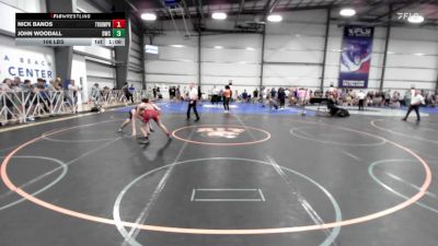 106 lbs Rr Rnd 2 - Nick Banos, Triumph Black vs John Woodall, Doughboy Black