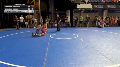 135 lbs 3rd Place Match - Dominic Englese, ISI Wrestling Club vs Brendan Kinley, Ohio