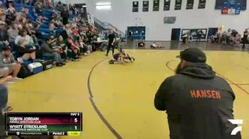 92-98 lbs Round 2 - Dax Mangus, North Big Horn Rams vs Maythe Garay, Greybull Basin Athletic Club