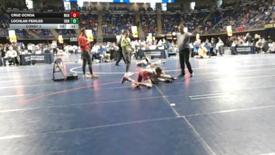 85 lbs Consy 3 - Cruz Ochoa, Richland vs Lochlan Feikles, Edinboro