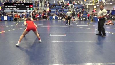 112 lbs Consy 5 - Zoe Wolford, Morgantown-WV vs Carolina McClain, Trinity