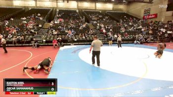 153 lbs Champ. Round 1 - Easton Keel, Uintah Wrestling vs Oscar Samanamud, Lehi