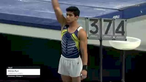Rithik Puri - Vault, Lakeshore Academy - 2021 US Championships