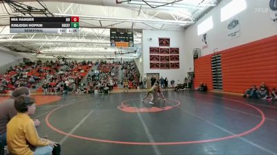 78-85 lbs Semifinal - Mia Hanger, Riverton Middle School vs Kinleigh Hopkin, Rocky Mountain Middle School