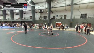 Junior Boys FS - 144 lbs Cons. Round 6 - Tel Parry, WY vs Owen Peterson, AK