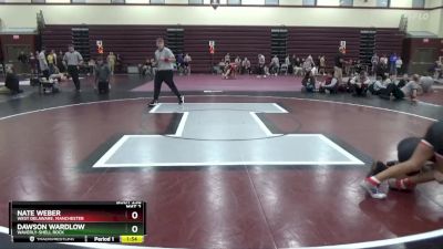 96-101A 1st Place Match - Dawson Wardlow, Waverly-Shell Rock vs Nate Weber, West Delaware, Manchester