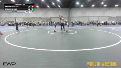 46 lbs Rr Rnd 3 - Harley Beckley, Leftovers 9U vs Brooks Wood, RAW Wrestling Club 9U