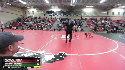 82 lbs Quarterfinal - Zachary Meyers, Ascend Wrestling Academy vs Nickolas Hatley, Marysville Wrestling Club