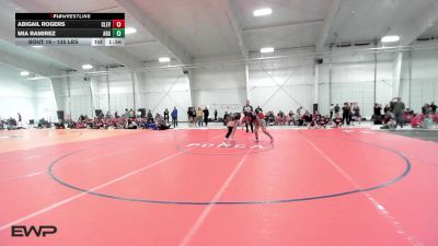 135 lbs Semifinal - Abigail Rogers, Cleveland vs Mia Ramirez, Altus Girls
