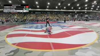 85 lbs Champ. Round 1 - Cormick Fischer, Eastside United vs Maximus Clark, Coyote Wrestling Club