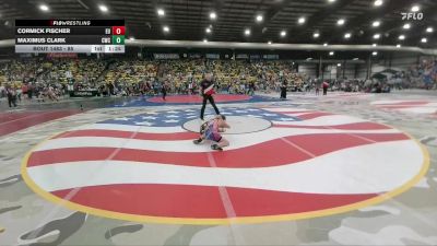 85 lbs Champ. Round 1 - Cormick Fischer, Eastside United vs Maximus Clark, Coyote Wrestling Club