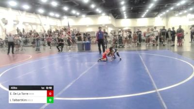 40 lbs Consi Of 8 #2 - Edward De La Torre, Desert Dogs WC vs Ioane TalbertKim, Golden Backs MRTC