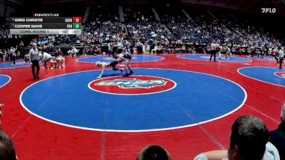 2A-138 lbs Cons. Round 1 - Cooper Davis, Pierce County HS vs Greg Christie, Coahulla Creek