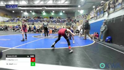 73 lbs Consi Of 8 #2 - Ty Burns, Morrison Takedown Club vs Mackinley Wolf, Wolfpak Wrestling