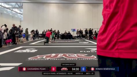 Cassandra Peake vs Roman Semenyaga 2025 ADCC Niagara Open