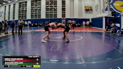 190 lbs Cons. Round 2 - Giovanni Spallino, St Joseph Metuchen vs Drew Pendlebury, St Christopher