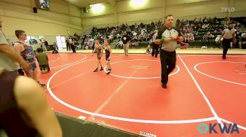 70-73 lbs Rr Rnd 2 - Branson Taylor, Warner Eagles Youth Wrestling vs Kameryn Allison, Pocola Youth Wrestling