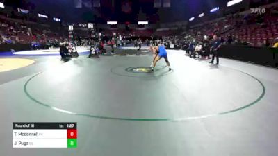 182 lbs Round Of 16 - Timothy Mcdonnell, Fountain Valley (SS) vs Juan Puga, Gilroy (CC)