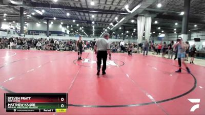 110 lbs Cons. Round 2 - Steven Pratt, Mat Sharks vs Matthew Kaiser, Pit Bull Wrestling Academy