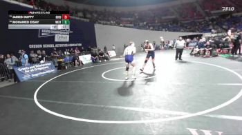 6A Boys 175 lbs Cons. Round 2 - James Duffy, South Eugene Boys vs Mohamed Eisay, Westview Boys