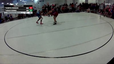 188 lbs 3rd Place Match - Leslie Gomez, Grand Island Legacy Girls Wrestling Club vs Kamiya Hobson, Nebraska Wrestling Academy