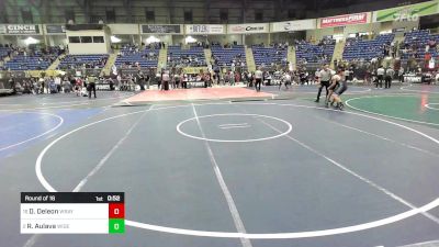 180 lbs Round Of 16 - Diego Deleon, Wray Eagles vs Ricky Aulava, Widefield Wrestling Club