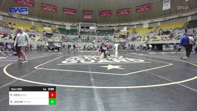 110 lbs Semifinal - Roc Kelly, Mighty Bluebirds Wrestling vs Alan Joyner, Mountain Home Flyers Youth Wrestling Club