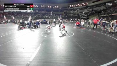 55 lbs Round Of 16 - Kyle LaRocca, Manalapan vs Lorenzo Barbieri, Buxton (NJ)